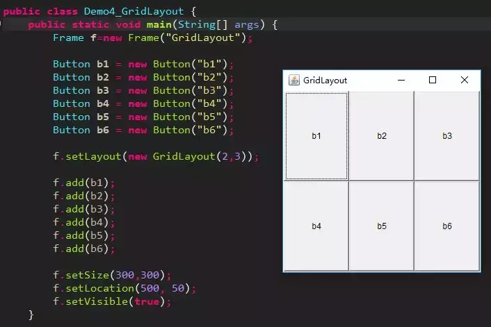 gridbagconstraints布局(java GridBagLayout布局，下面的代码怎么修改让一个按钮占两行一列，)-图4